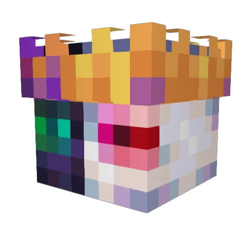 jppavlo Minecraft avatar head, 3D render