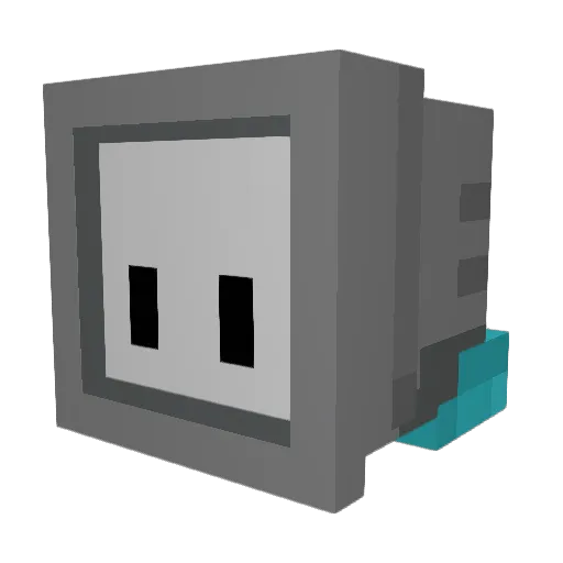 jpplays07 Minecraft avatar head, 3D render
