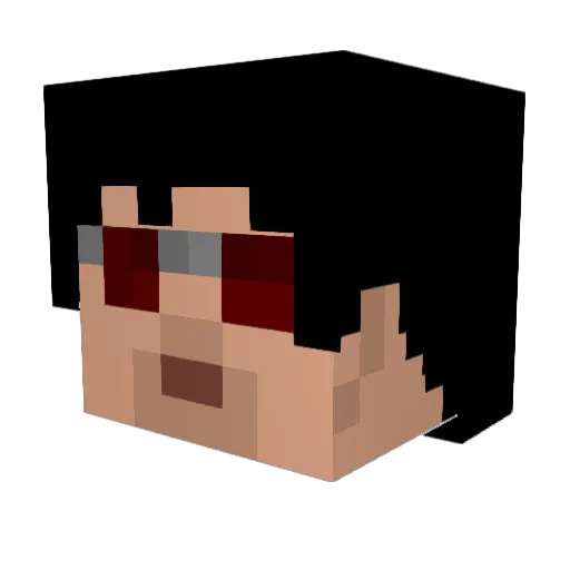 jpritrack Minecraft avatar head, 3D render