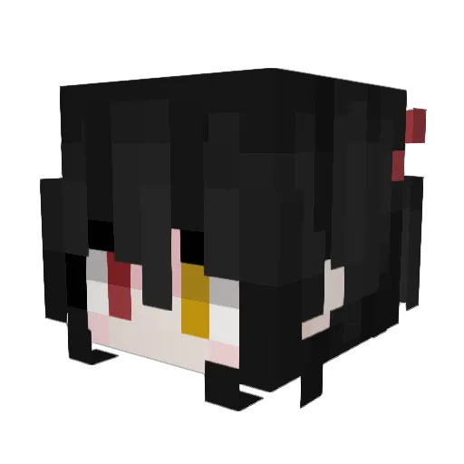 jpt3919 Minecraft avatar head, 3D render