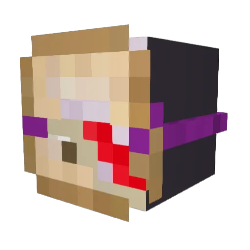jpxfrt2008 Minecraft avatar head, 3D render