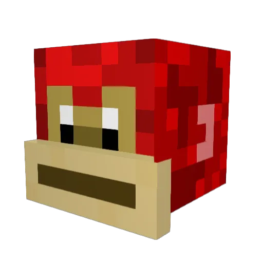 jqcco Minecraft avatar head, 3D render