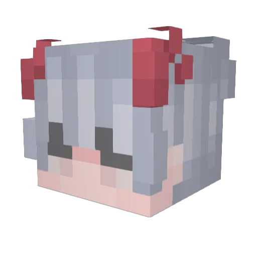 jqcy Minecraft avatar head, 3D render
