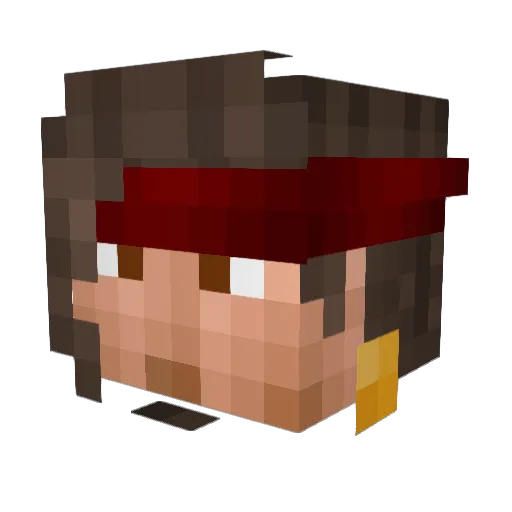jqnfreak Minecraft avatar head, 3D render