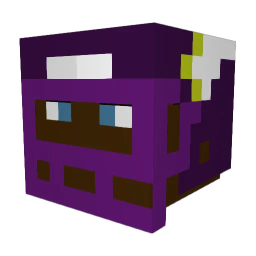 jr0d5 Minecraft avatar head, 3D render