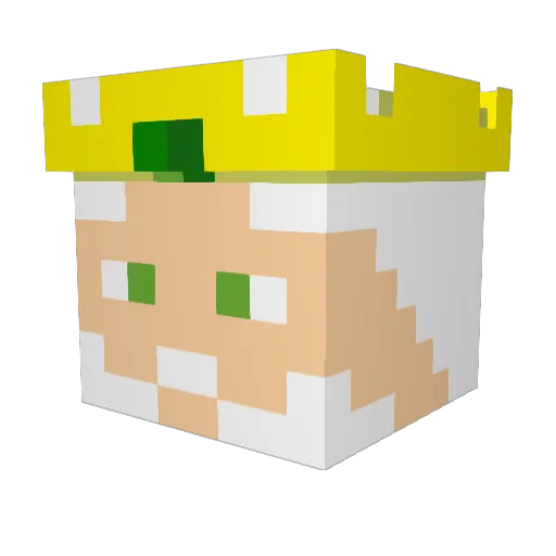 jr31d Minecraft avatar head, 3D render