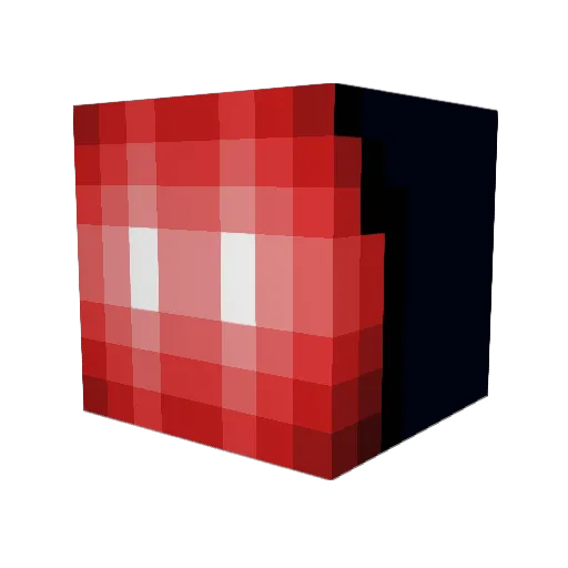 jr_boss Minecraft avatar head, 3D render