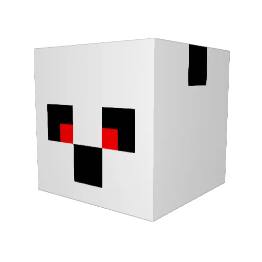jrafon Minecraft avatar head, 3D render