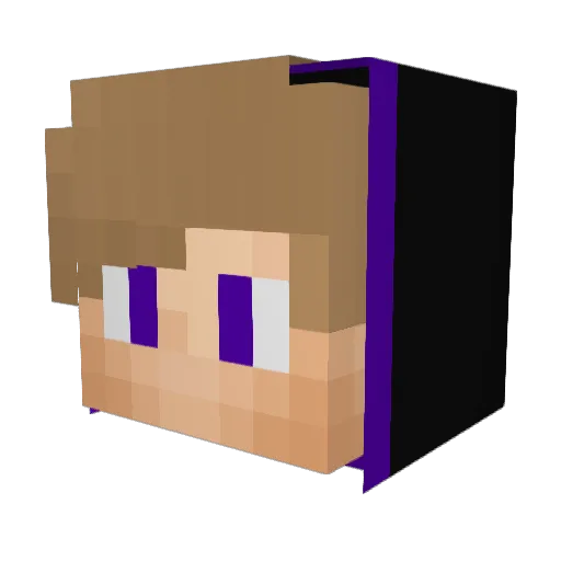 jrausst Minecraft avatar head, 3D render