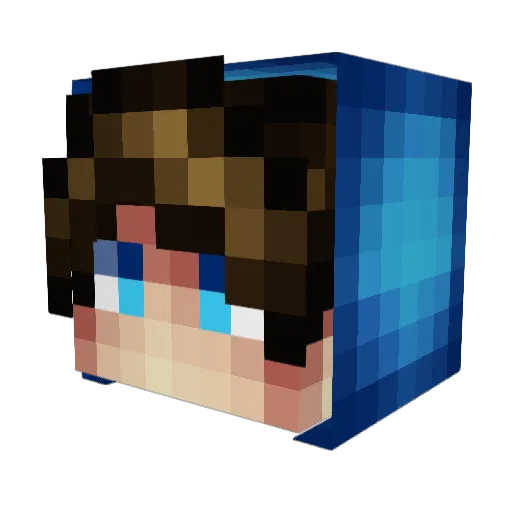 jrbrix Minecraft avatar head, 3D render