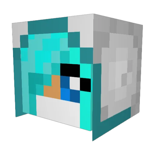 jrc2308 Minecraft avatar head, 3D render