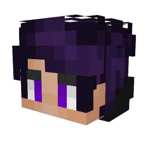 jrcdttv Minecraft avatar head, 3D render