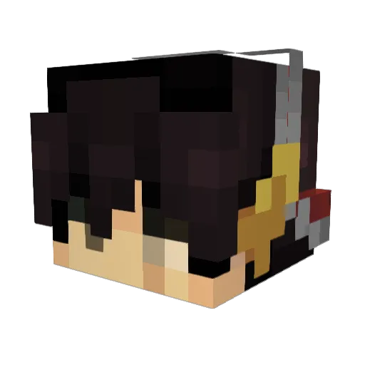 jregehr Minecraft avatar head, 3D render