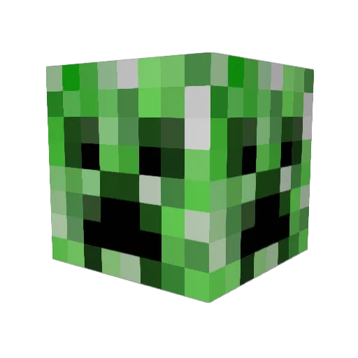 jrent0 Minecraft avatar head, 3D render