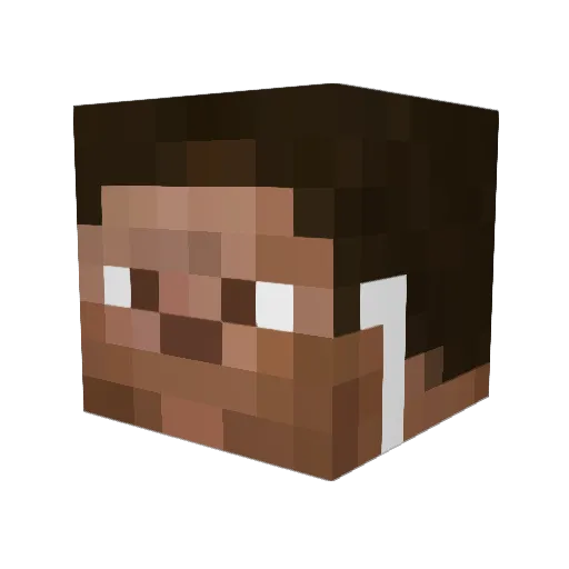 jrichard111 Minecraft avatar head, 3D render