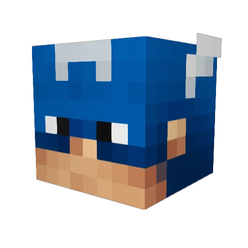 jricks31 Minecraft avatar head, 3D render