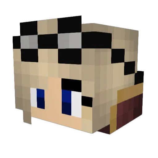 jringo Minecraft avatar head, 3D render