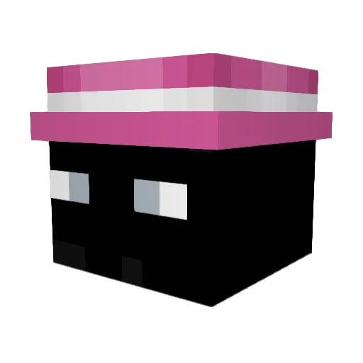 jrits Minecraft avatar head, 3D render