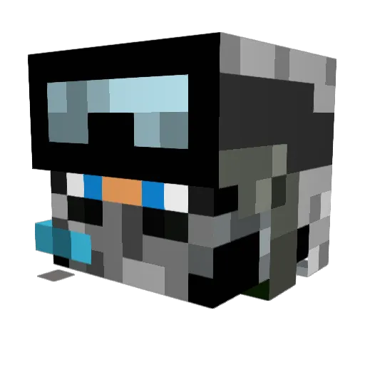 jrjones02 Minecraft avatar head, 3D render