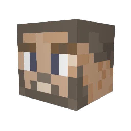 jrk42600 Minecraft avatar head, 3D render