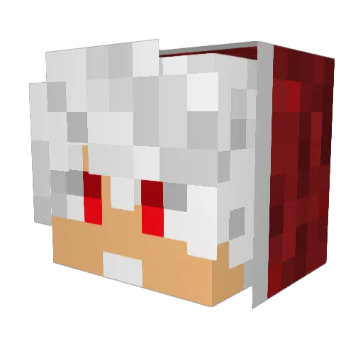 jrl13 Minecraft avatar head, 3D render