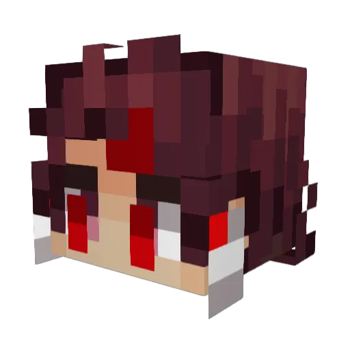 jrmoca Minecraft avatar head, 3D render