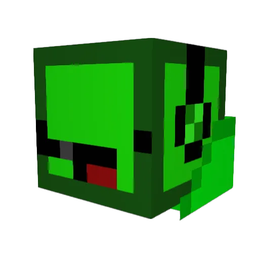 jrod4132 Minecraft avatar head, 3D render
