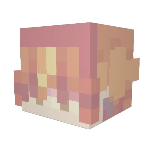 jroestam Minecraft avatar head, 3D render
