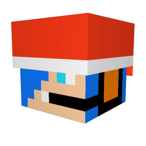jrox125 Minecraft avatar head, 3D render