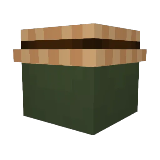 jrt0 Minecraft avatar head, 3D render