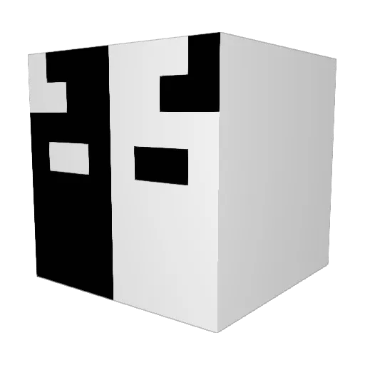 jsbg Minecraft avatar head, 3D render
