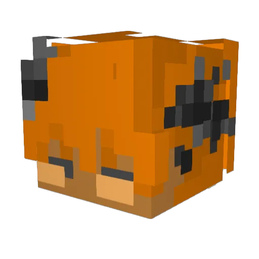 jsbolt_ Minecraft avatar head, 3D render