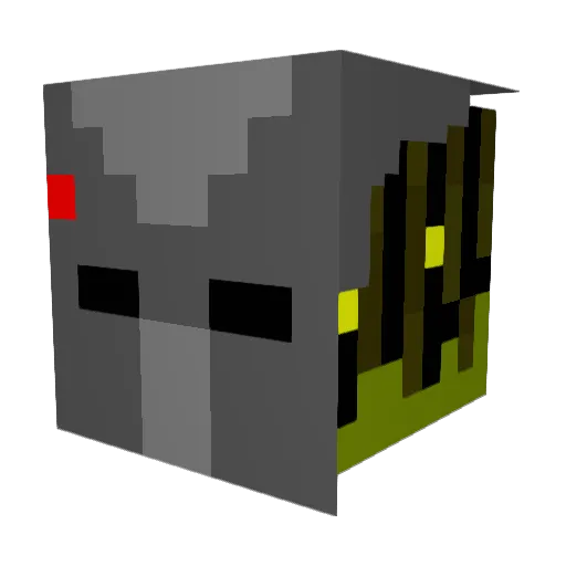 jscope12 Minecraft avatar head, 3D render