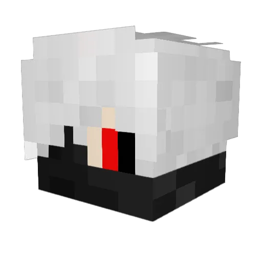 jscp77 Minecraft avatar head, 3D render