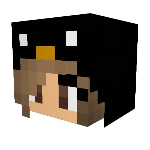 jsdhop Minecraft avatar head, 3D render