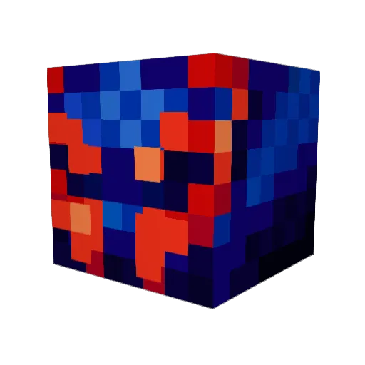 jsel_10 Minecraft avatar head, 3D render