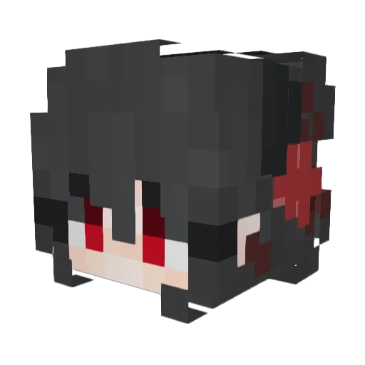 jshi_1 Minecraft avatar head, 3D render