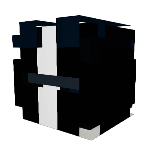 jshmlls Minecraft avatar head, 3D render