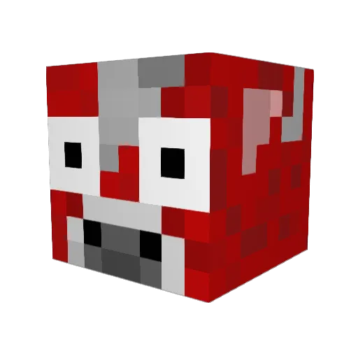 jshroomie Minecraft avatar head, 3D render