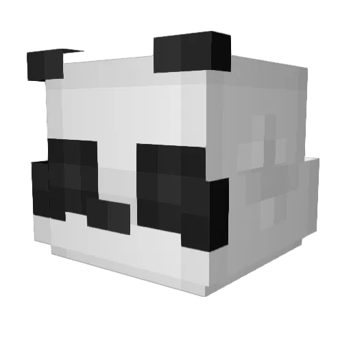 jsj0412 Minecraft avatar head, 3D render