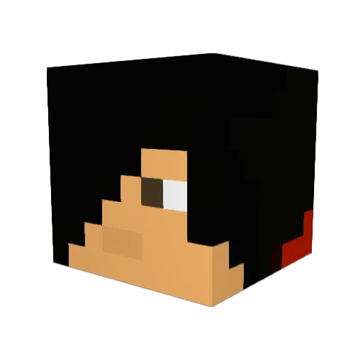 jskulls Minecraft avatar head, 3D render
