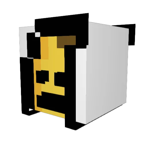 jslcherry Minecraft avatar head, 3D render