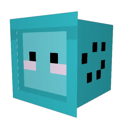 jsm_18 Minecraft avatar head, 3D render