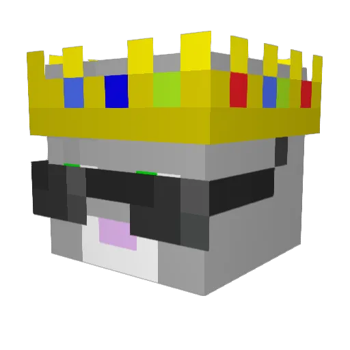 jsmctro Minecraft avatar head, 3D render