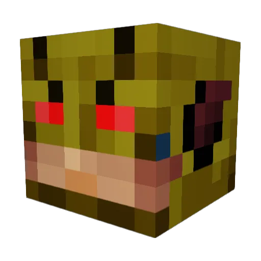 jsms72 Minecraft avatar head, 3D render