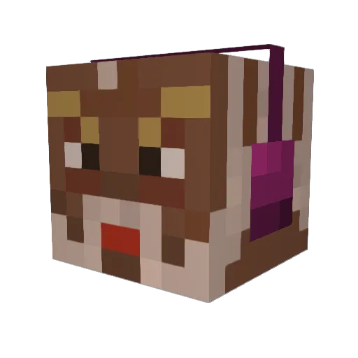 jspe Minecraft avatar head, 3D render