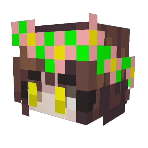 jsperry20 Minecraft avatar head, 3D render