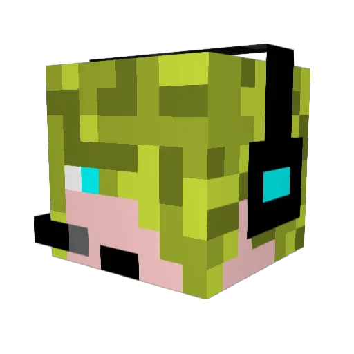 jspicer Minecraft avatar head, 3D render