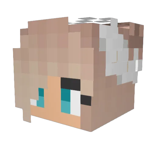 jspiewak Minecraft avatar head, 3D render