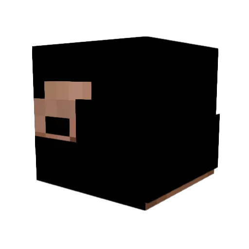 jstand Minecraft avatar head, 3D render